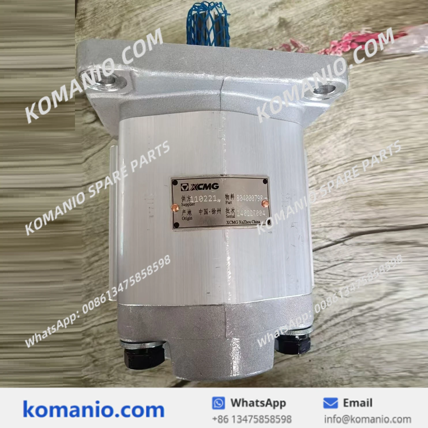 804000798 xcmg gear pump