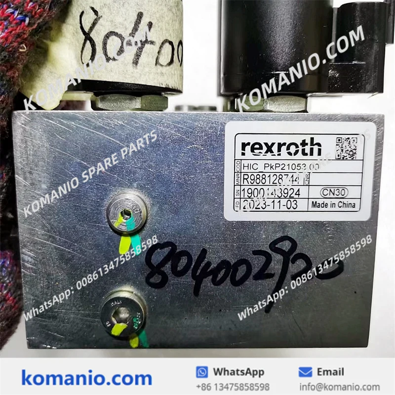 804002920 xcmg rexroth hydraulic valve group r988128744