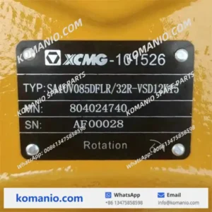 804024740 xcmg wheel loader piston pump