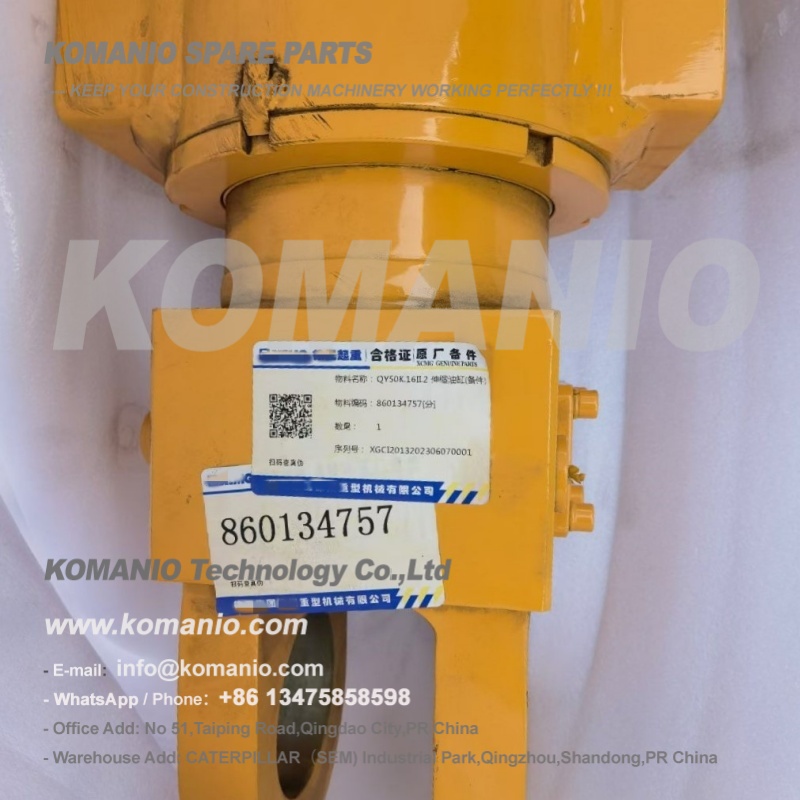 XCMG 860134757 Telescopic Cylinder for QY50K Truck Crane