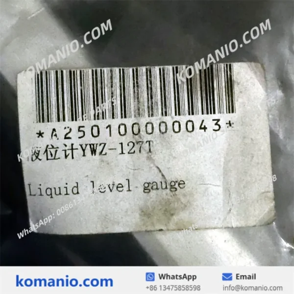 a250100000043 sany liquid level gauge ywz 127t