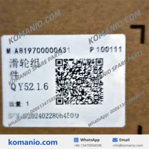a819700000631 sany mobile crane nylon sheave assembly