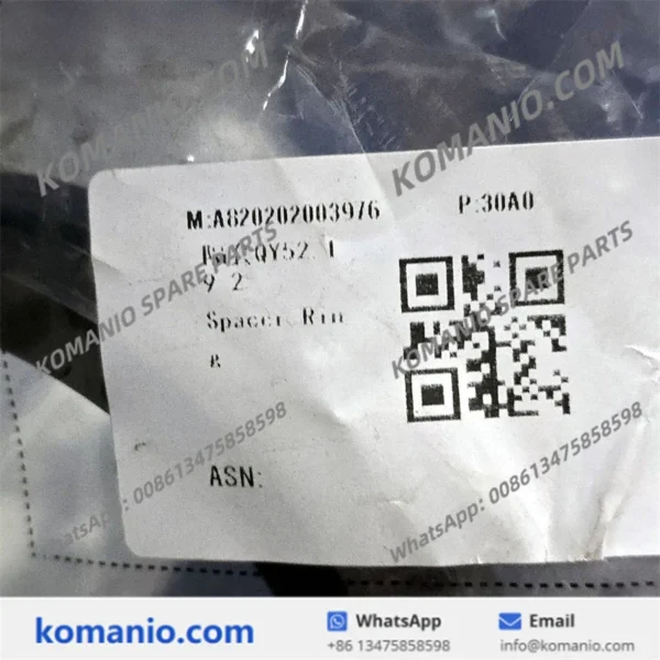 a820202003976 sany spacer rin