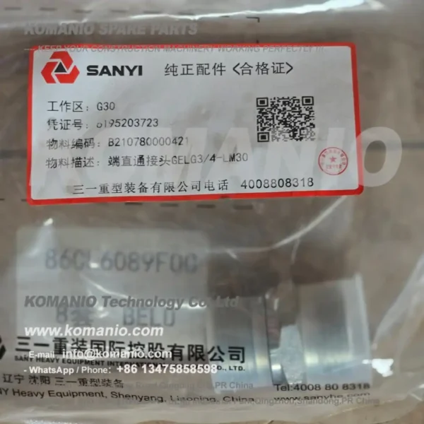 b210780000421 sany connector