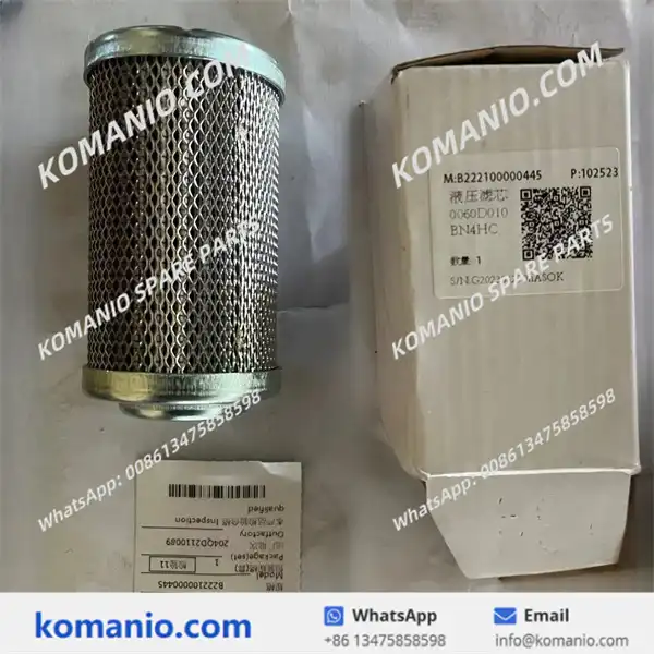 b222100000445 sany hydraulic filter 0060d010bn4hc