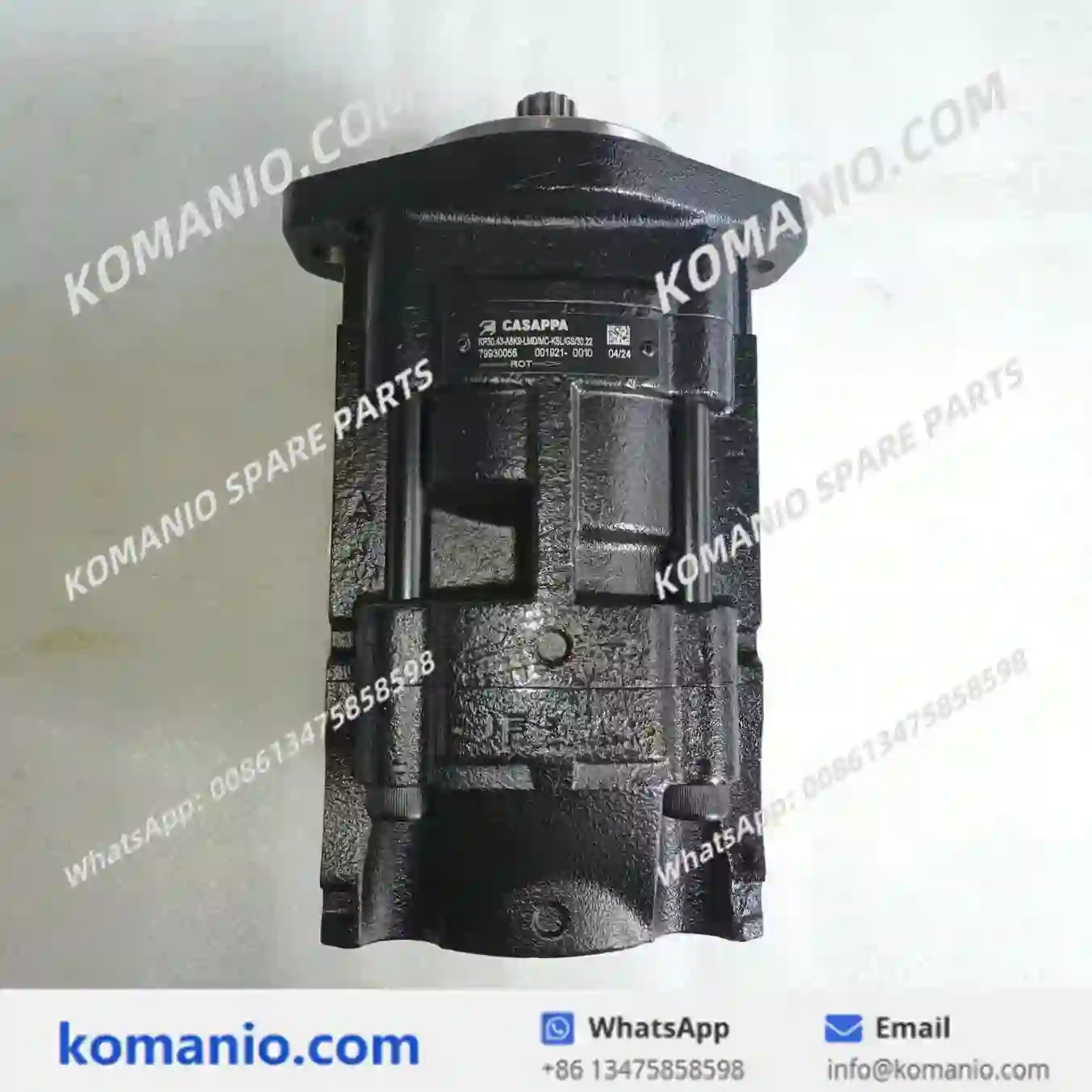 casappa gear pump kp30.43 a8k9 lmd/mc ksl/gs/30.22