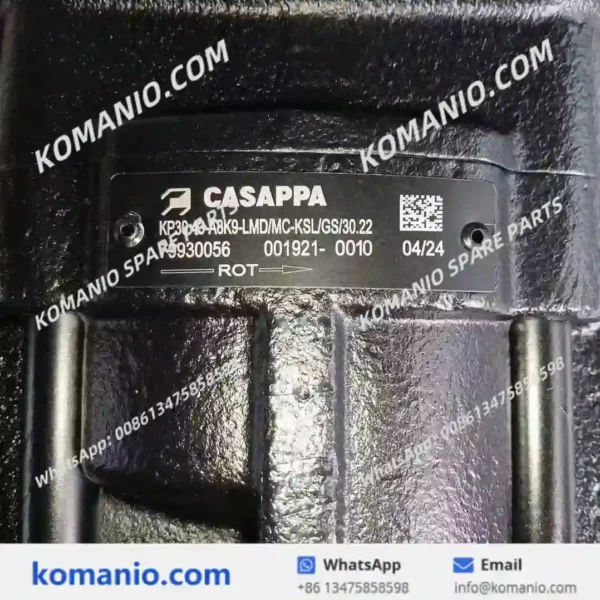 casappa gear pump kp30.43 a8k9 lmd/mc ksl/gs/30.22