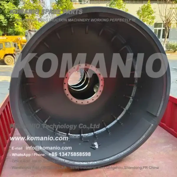 xcmg 229000606 xs395 vibratory road roller drum assembly