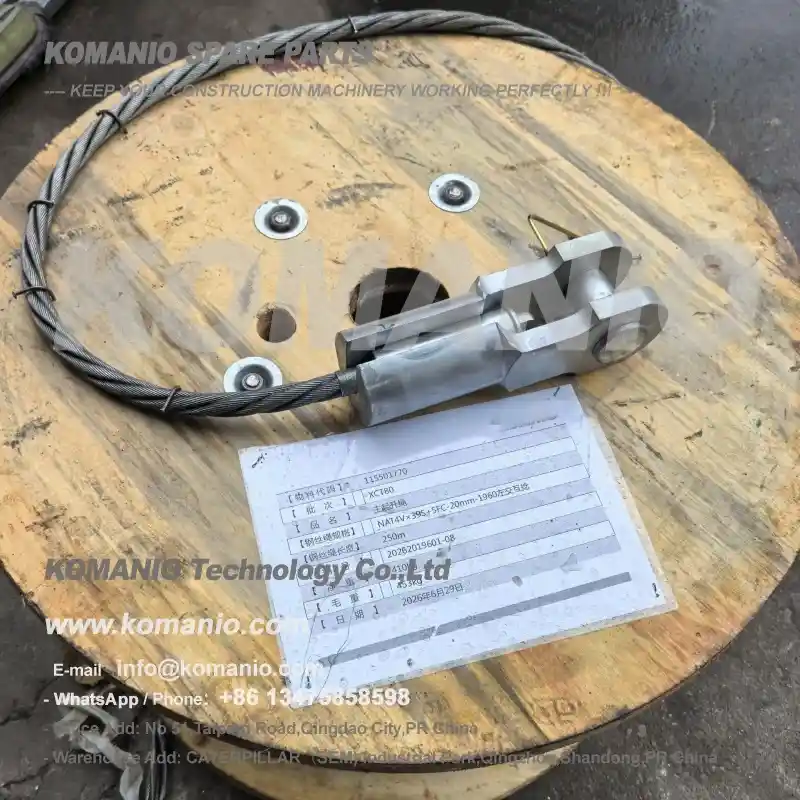 XCMG 115501770 XCT80 Truck Crane Main Hoisting Wire Rope Assembly