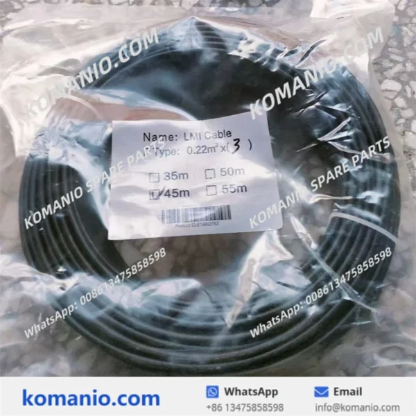 xcmg crane spare parts lmi computer cable 45m